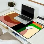 Colorful abstract shapes 01 Desk Mat Gallery Image 2