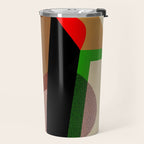 Colorful abstract shapes 01 Travel Mug Gallery Image 2