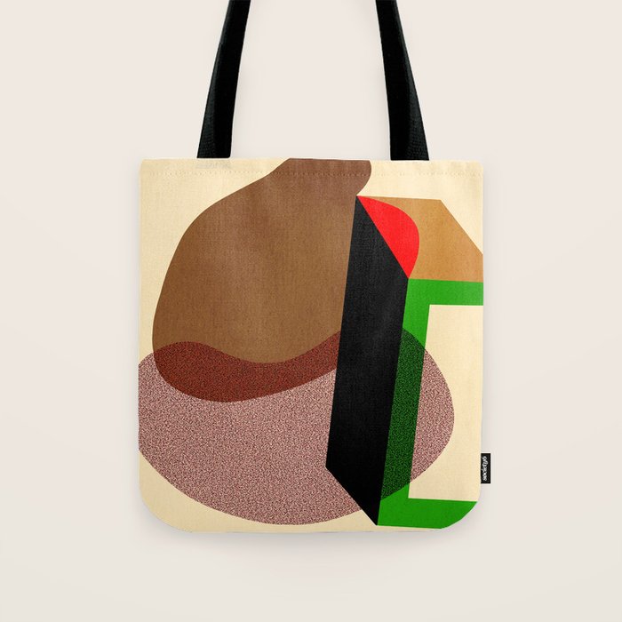 Colorful abstract shapes 01 Tote Bag Gallery Image 1