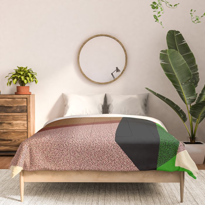 Colorful abstract shapes 01 Comforter Gallery Image 3