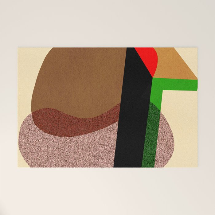 Colorful abstract shapes 01 Welcome Mat Gallery Image 1