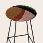 Colorful abstract shapes 01 Stool Gallery Image 2