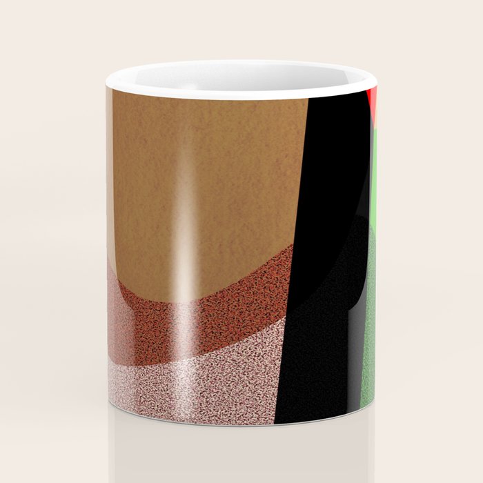 Colorful abstract shapes 01 Coffee Mug Gallery Image 4