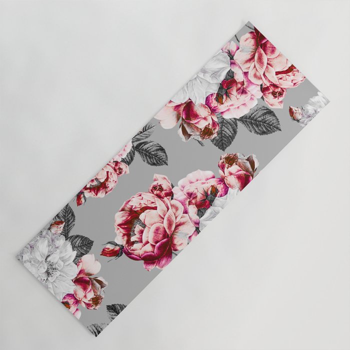 Flora temptation - twilight Yoga Mat Gallery Image 1