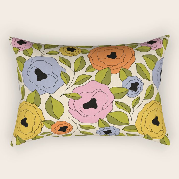 Summer Garden #15 Rectangular Pillow Gallery Image 2
