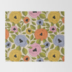 Summer Garden #15 Throw Blanket Gallery Image 2