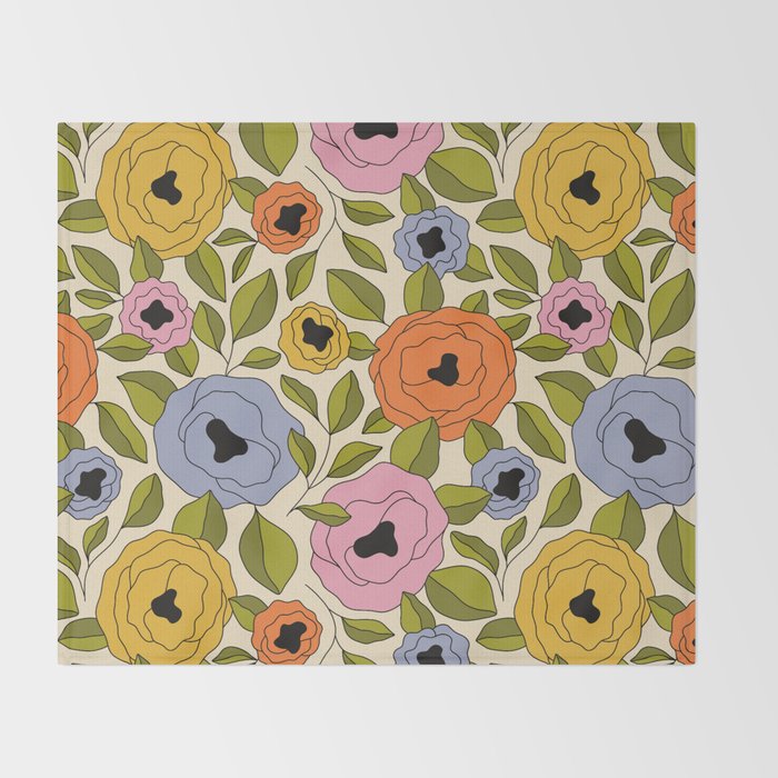 Summer Garden #15 Throw Blanket Gallery Image 2