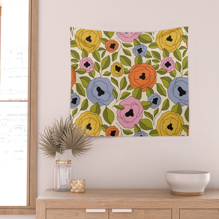 Summer Garden #15 Wall Tapestry Gallery Image 2