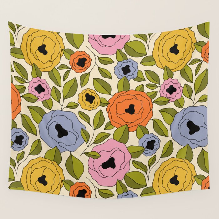 Summer Garden #15 Wall Tapestry Gallery Image 4