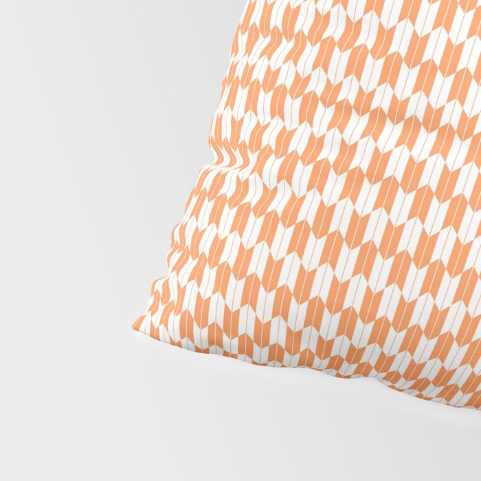Retro Outdoor Party Orange Pillow Sham Gallery Image 4