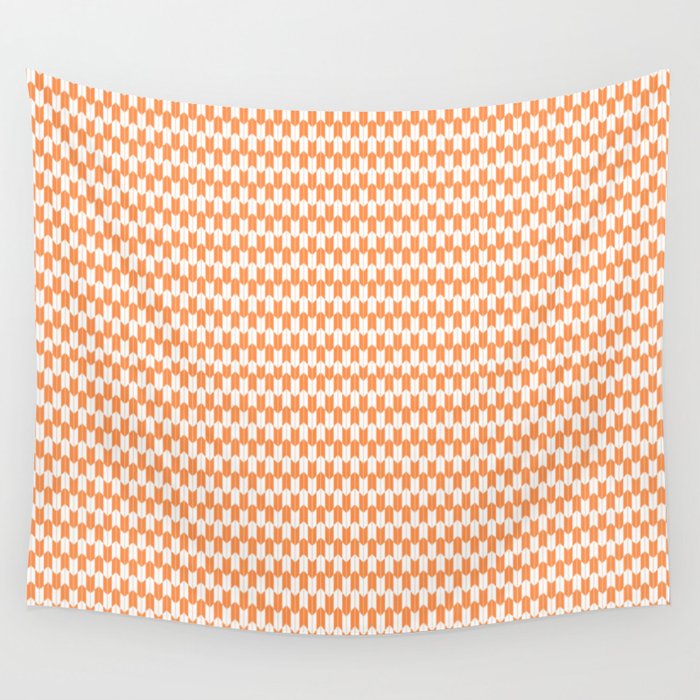 Retro Outdoor Party Orange Wall Tapestry Gallery Image 1