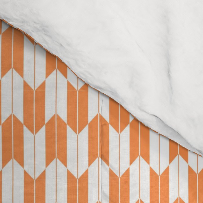 Retro Outdoor Party Orange Comforter Gallery Image 4