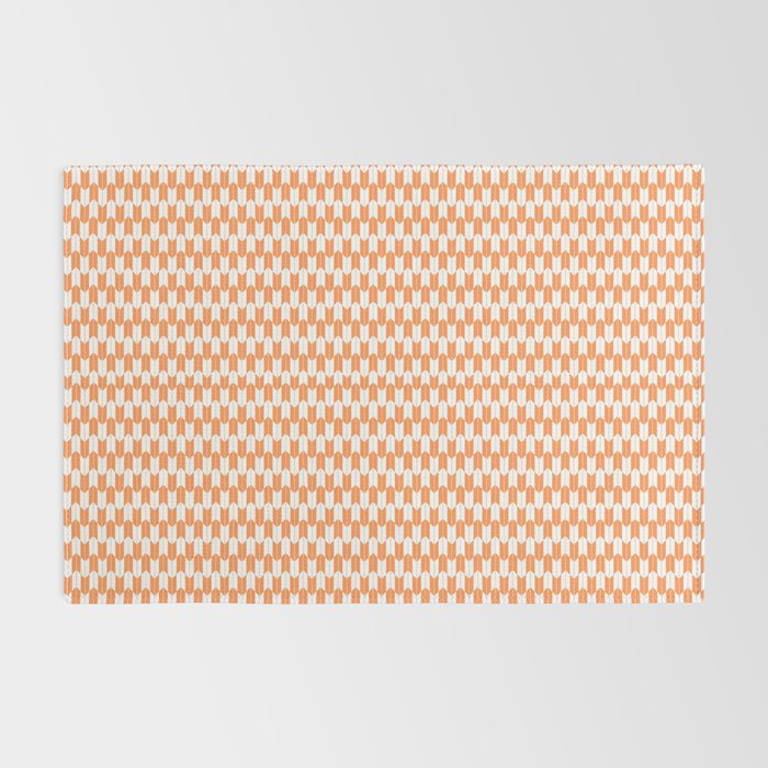 Retro Outdoor Party Orange Rug Gallery Image 2
