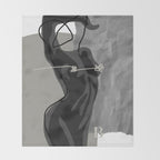 Nude In Shadow Throw Blanket Gallery Image 2