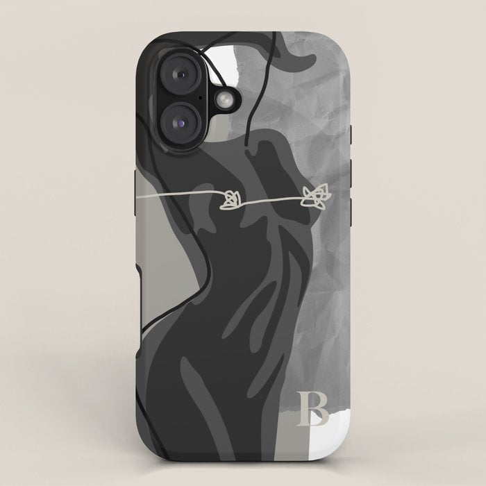 Nude In Shadow iPhone Case Gallery Image 1