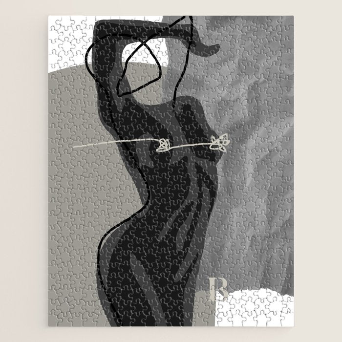 Nude In Shadow Jigsaw Puzzle Gallery Image 1