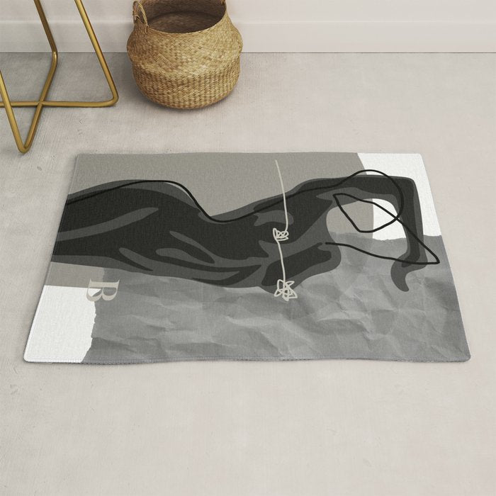 Nude In Shadow Rug Gallery Image 1