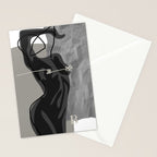 Nude In Shadow Stationery Card Gallery Image 2