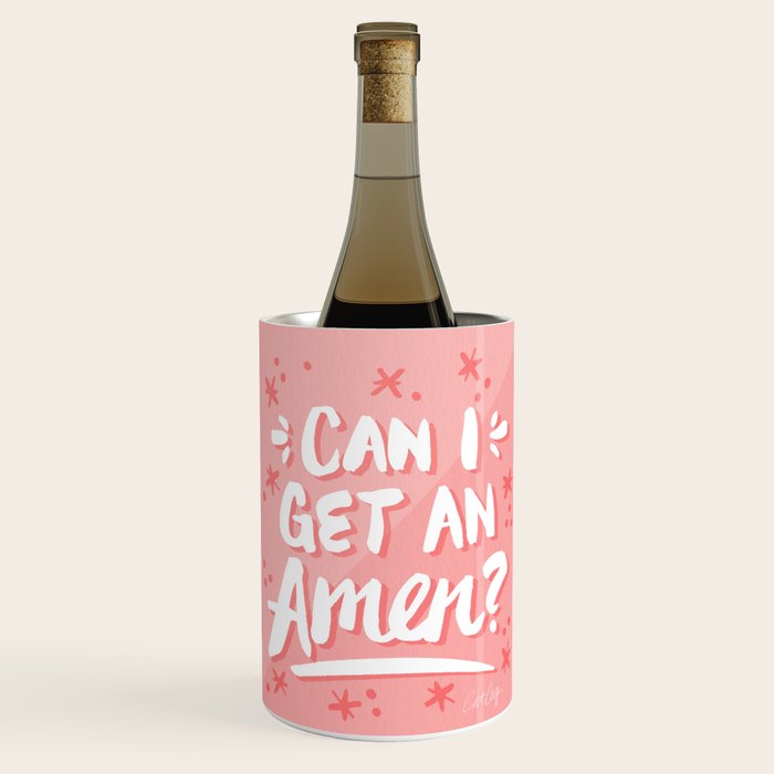 Can I Get An Amen? - Blush Pink Palette Wine Chiller Gallery Image 1