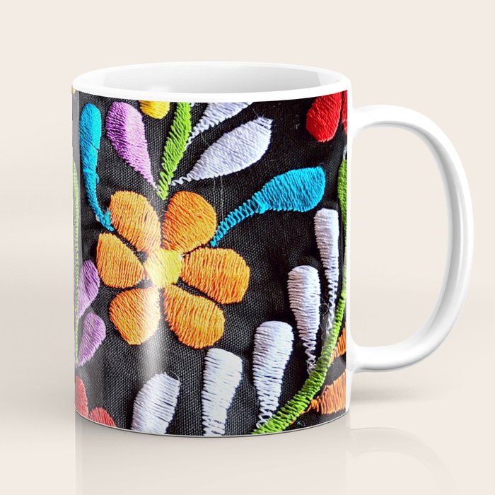 Mexican Flowers Coffee Mug Gallery Image 1