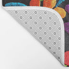 Mexican Flowers Bath Mat Gallery Image 2