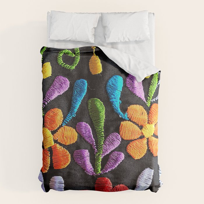 Mexican Flowers Duvet Cover Gallery Image 6