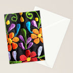 Mexican Flowers Stationery Card Gallery Image 2