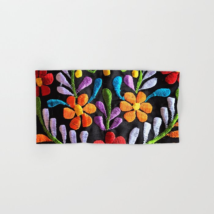 Mexican Flowers Bath Towel Gallery Image 1