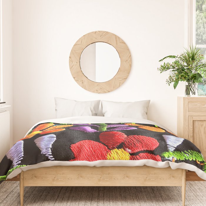 Mexican Flowers Duvet Cover Gallery Image 3