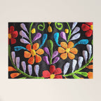 Mexican Flowers Welcome Mat Gallery Image 1