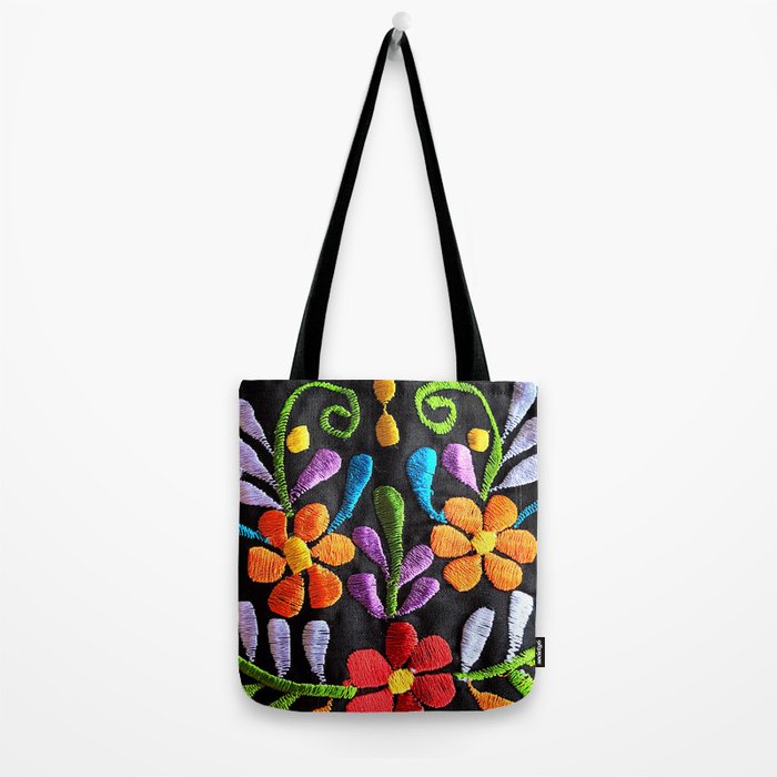 Mexican Flowers Tote Bag Gallery Image 2