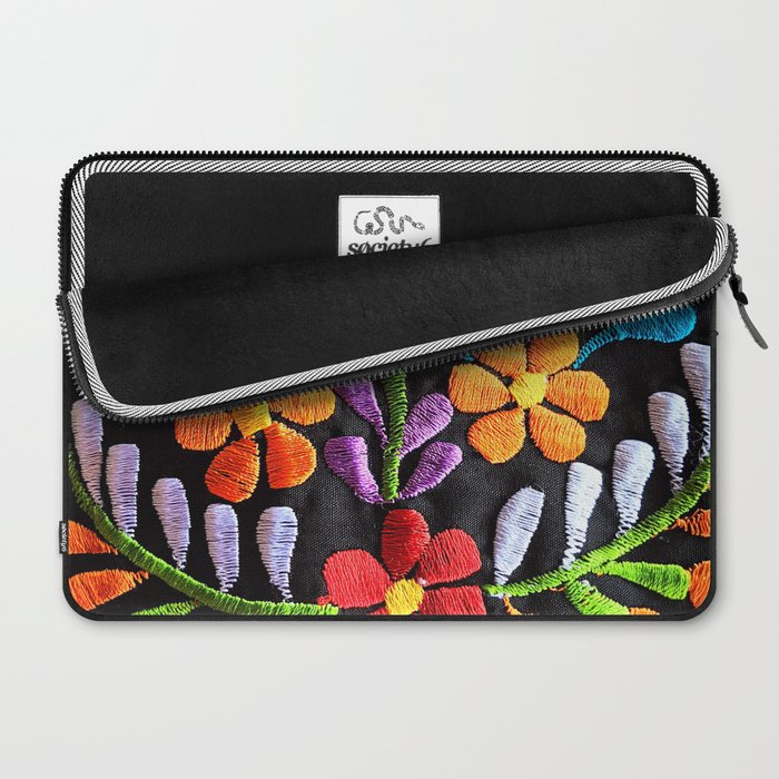 Mexican Flowers Laptop Sleeve Gallery Image 2