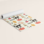 Black Cat Pumpkin Autumn Baking Motif Yoga Mat Gallery Image 2