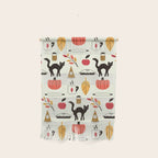 Black Cat Pumpkin Autumn Baking Motif Wall Hanging Gallery Image 1