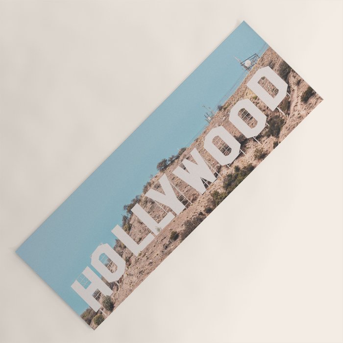 Hollywood Sign Yoga Mat Gallery Image 1