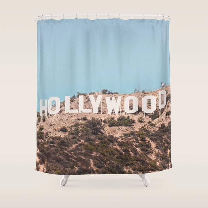 Hollywood Sign Shower Curtain Gallery Image 1
