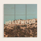 Hollywood Sign Wood Wall Art Gallery Image 1
