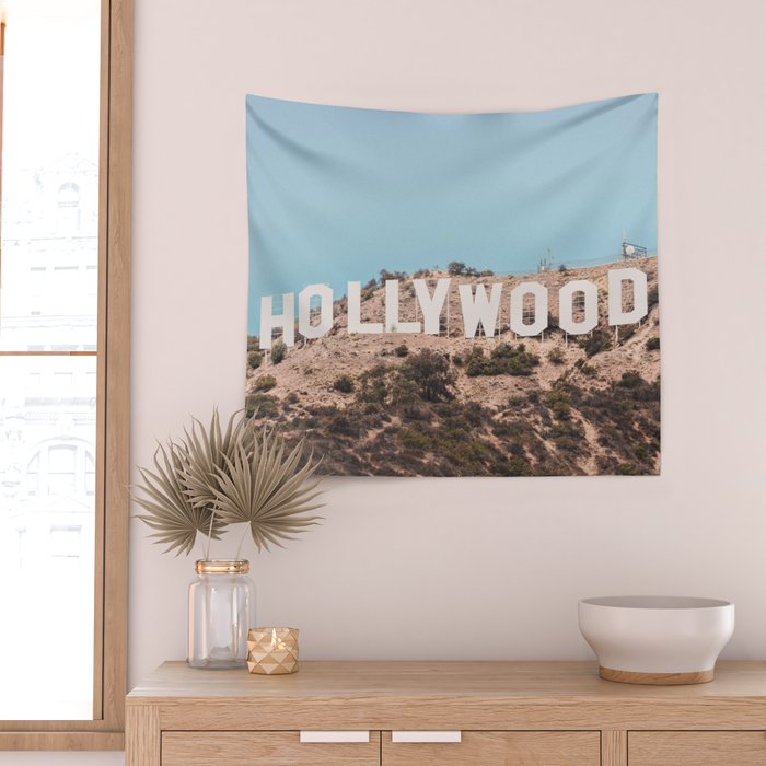 Hollywood Sign Wall Tapestry Gallery Image 2