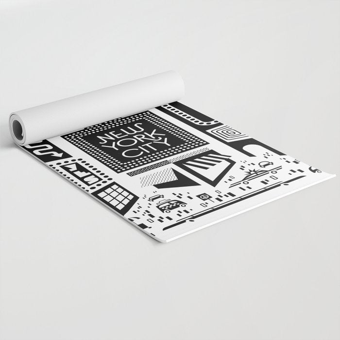 Downtown NYC Yoga Mat Gallery Image 2
