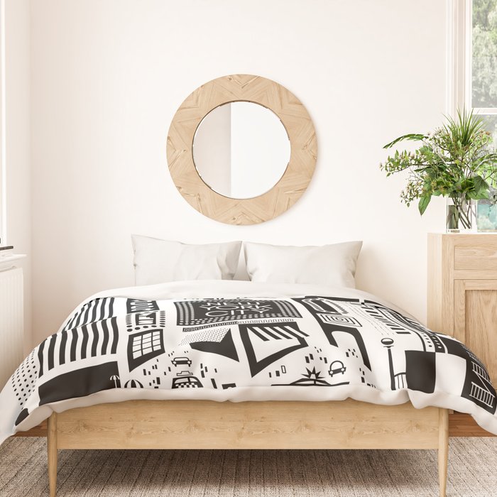 Downtown NYC Duvet Cover Gallery Image 3