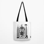 Downtown NYC Tote Bag Gallery Image 2
