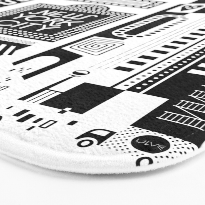 Downtown NYC Bath Mat Gallery Image 3