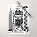 Downtown NYC Wrapping Paper Gallery Image 1
