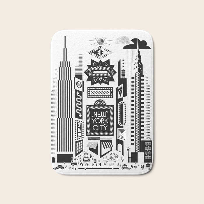 Downtown NYC Bath Mat