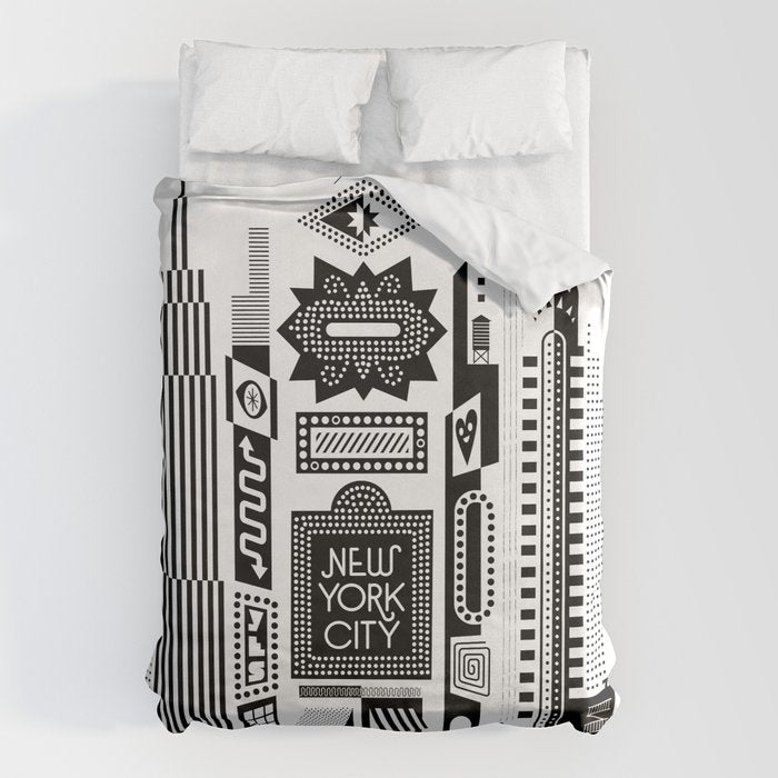 Downtown NYC Duvet Cover Gallery Image 6
