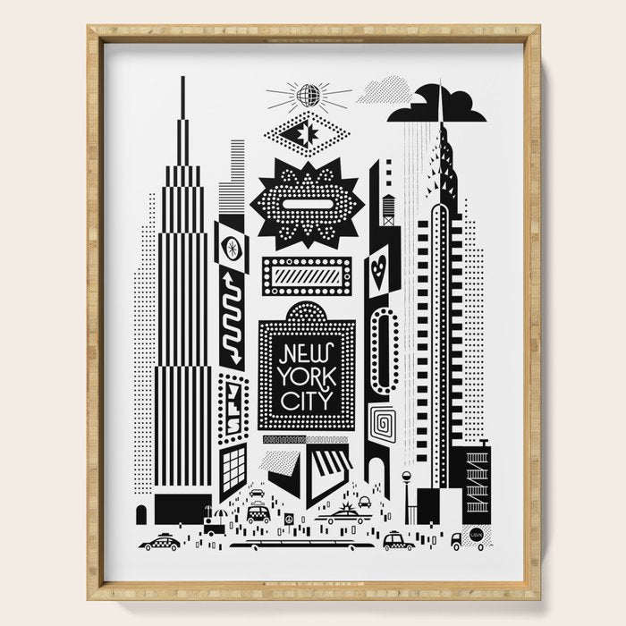Downtown NYC Serving Tray Gallery Image 1