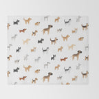 Lots of Cute Doggos Throw Blanket Gallery Image 2