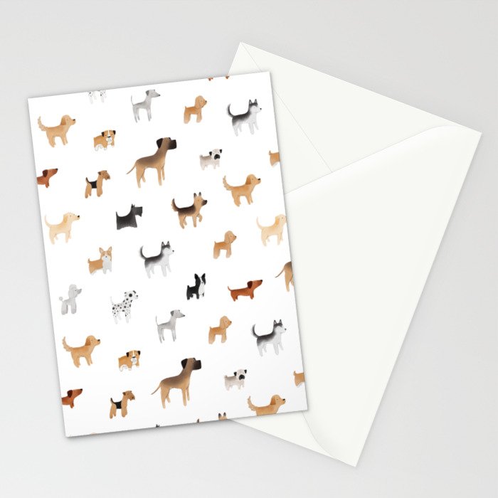 Lots of Cute Doggos Stationery Card Gallery Image 2