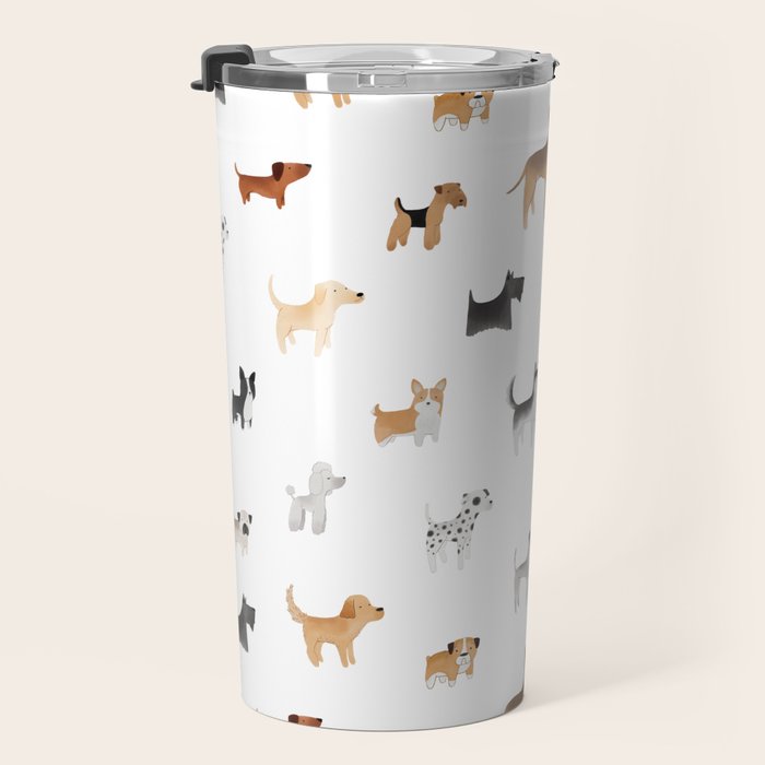 Lots of Cute Doggos Travel Mug Gallery Image 3