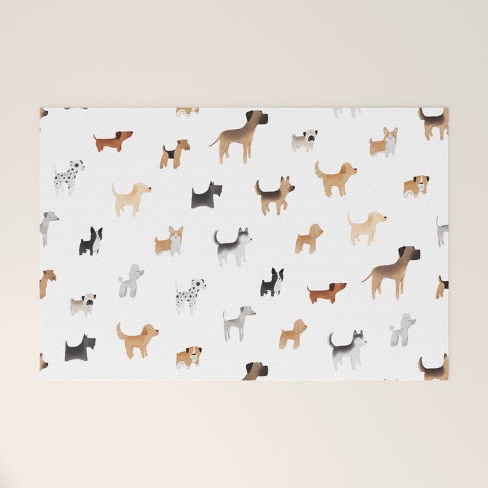 Lots of Cute Doggos Welcome Mat Gallery Image 1